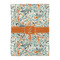 Orange & Blue Leafy Swirls Comforter - Twin XL - Front