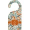 Orange & Blue Leafy Swirls Door Hanger (Personalized)