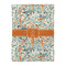 Orange & Blue Leafy Swirls Duvet Cover - Twin XL - Front