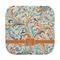 Orange & Blue Leafy Swirls Face Towel (Personalized)