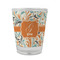 Orange & Blue Leafy Swirls Glass Shot Glass - 1.5 oz - Set of 4 (Personalized)