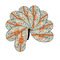 Orange & Blue Leafy Swirls Golf Club Covers - PARENT/MAIN (set of 9)
