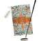 Orange & Blue Leafy Swirls Golf Gift Kit (Full Print)