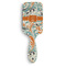 Orange & Blue Leafy Swirls Hair Brushes (Personalized)
