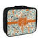 Orange & Blue Leafy Swirls Insulated Lunch Bag (Personalized)