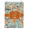 Orange & Blue Leafy Swirls Jewelry Gift Bag - Gloss - Front