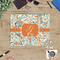 Orange & Blue Leafy Swirls Jigsaw Puzzle 500 Piece - In Context