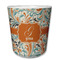 Orange & Blue Leafy Swirls Plastic Tumbler 6oz (Personalized)