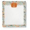 Orange & Blue Leafy Swirls Notepad - Apvl
