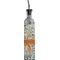 Orange & Blue Leafy Swirls Oil Dispenser Bottle (Personalized)