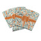 Orange & Blue Leafy Swirls Party Cup Sleeves - PARENT MAIN