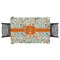 Orange & Blue Leafy Swirls Tablecloth - 58"x58" (Personalized)