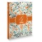 Orange & Blue Leafy Swirls Softbound Notebook - 7.25" x 10" (Personalized)
