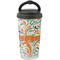Orange & Blue Leafy Swirls Stainless Steel Coffee Tumbler (Personalized)