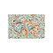 Orange & Blue Leafy Swirls Tissue Paper Sheets - Small - Heavyweight