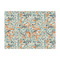 Orange & Blue Leafy Swirls Tissue Paper Sheets