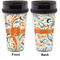Orange & Blue Leafy Swirls Travel Mug Approval (Personalized)