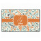Orange & Blue Leafy Swirls XXL Gaming Mouse Pads - 24" x 14" - APPROVAL