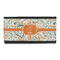 Orange & Blue Leafy Swirls Ladies Wallet  (Personalized Opt)