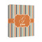 Orange & Blue Stripes Canvas Print - 11x14 (Personalized)