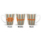 Orange & Blue Stripes 12 Oz Latte Mug - Approval