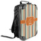 Orange & Blue Stripes 13" Hard Shell Backpacks - ANGLE VIEW