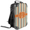 Orange & Blue Stripes Kids Hard Shell Backpack (Personalized)