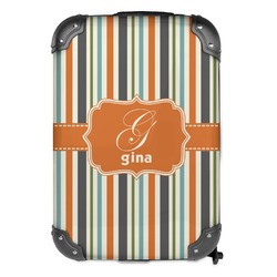 Orange & Blue Stripes Kids Hard Shell Backpack (Personalized)