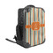 Orange & Blue Stripes 15" Backpack - ANGLE VIEW