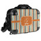 Orange & Blue Stripes 15" Hard Shell Briefcase - FRONT