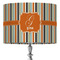 Orange & Blue Stripes 16" Drum Lamp Shade - Fabric (Personalized)