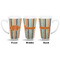 Orange & Blue Stripes 16 Oz Latte Mug - Approval