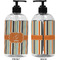 Orange & Blue Stripes 16 oz Plastic Liquid Dispenser (Approval)