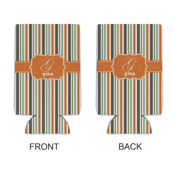 Orange & Blue Stripes 16oz Can Sleeve - APPROVAL