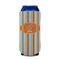 Orange & Blue Stripes 16oz Can Sleeve - FRONT (on can)