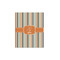 Orange & Blue Stripes Poster - Multiple Sizes (Personalized)