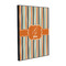 Orange & Blue Stripes Wood Prints (Personalized)