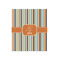Orange & Blue Stripes Poster - Matte - 20x24 (Personalized)