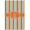Orange & Blue Stripes 24x36 - Matte Poster - Front View