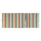 Orange & Blue Stripes 3 Ring Binders - Full Wrap - 3" - OPEN INSIDE