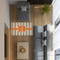 Orange & Blue Stripes 3'x5' Indoor Area Rugs - IN CONTEXT