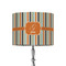 Orange & Blue Stripes 8" Drum Lamp Shade - Fabric (Personalized)