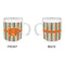 Orange & Blue Stripes Acrylic Kids Mug (Personalized) - APPROVAL