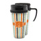 Orange & Blue Stripes Acrylic Travel Mug (Personalized)