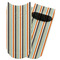 Orange & Blue Stripes Adult Ankle Socks