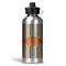 Orange & Blue Stripes Aluminum Water Bottle