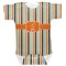 Orange & Blue Stripes Baby Bodysuit (Personalized)