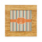 Orange & Blue Stripes Bamboo Trivet with Ceramic Tile Insert (Personalized)