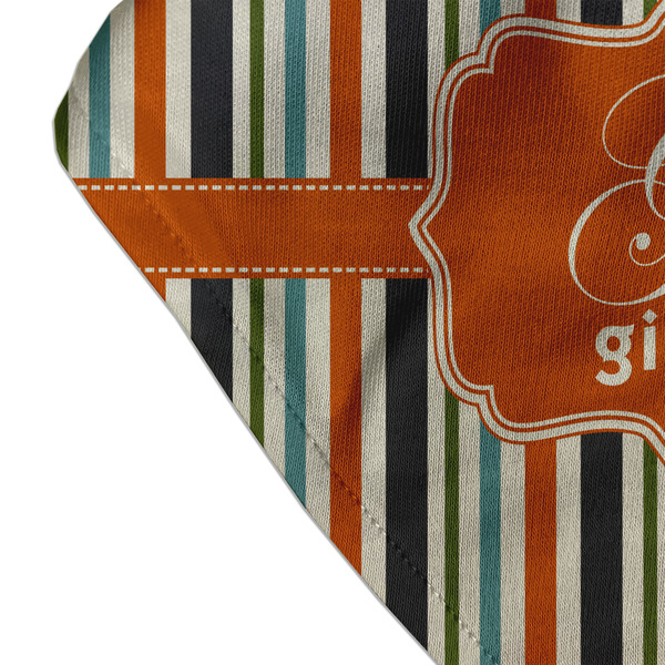 Orange & Blue Stripes Bandana Detail