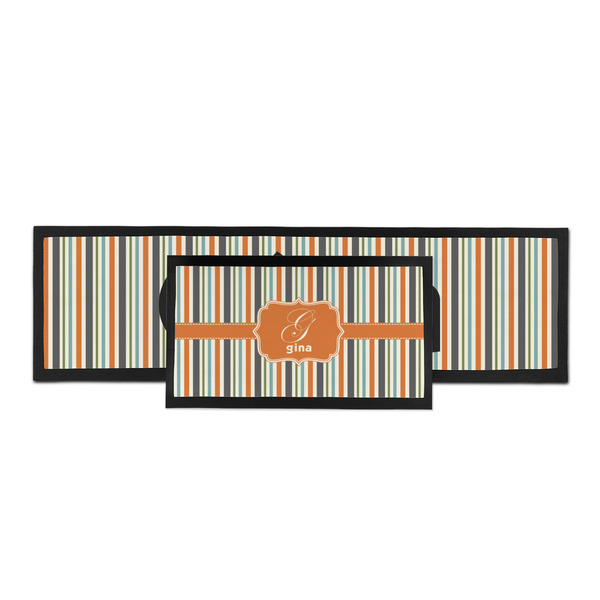 Orange & Blue Stripes Bar Mat - Parent Main